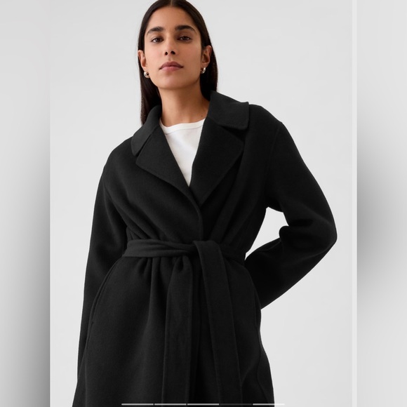 Gap Belted Double Faced Wool Coat - Picture 1 of 8